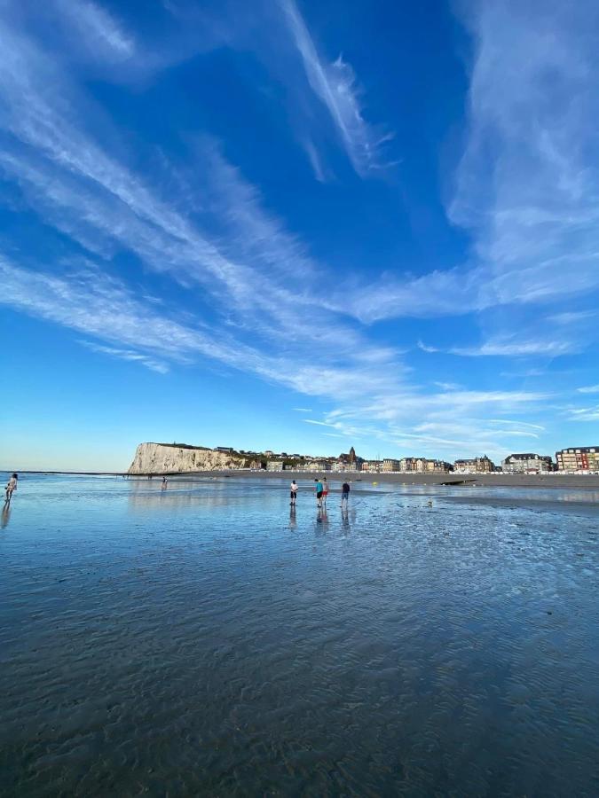 Plage à 50m Appartement Rêves de mer Villa Les Bains de Mers Mers-les-Bains Exterior foto